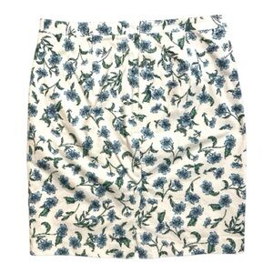 J.Crew Floral Print Pencil Skirt